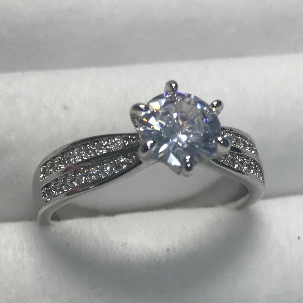 **SOLD** Size 10, “Diamond” Ring
